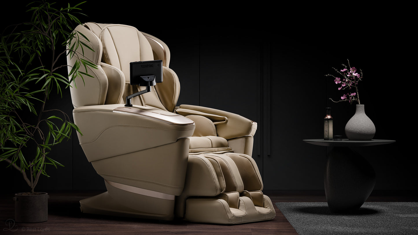 Fujiiryoki JP-4000 — Japanse Precisie Massagestoel | AI Dubbele Scan