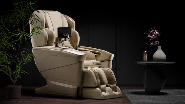 Fujiiryoki JP-4000 — Japanse Precisie Massagestoel | AI Dubbele Scan